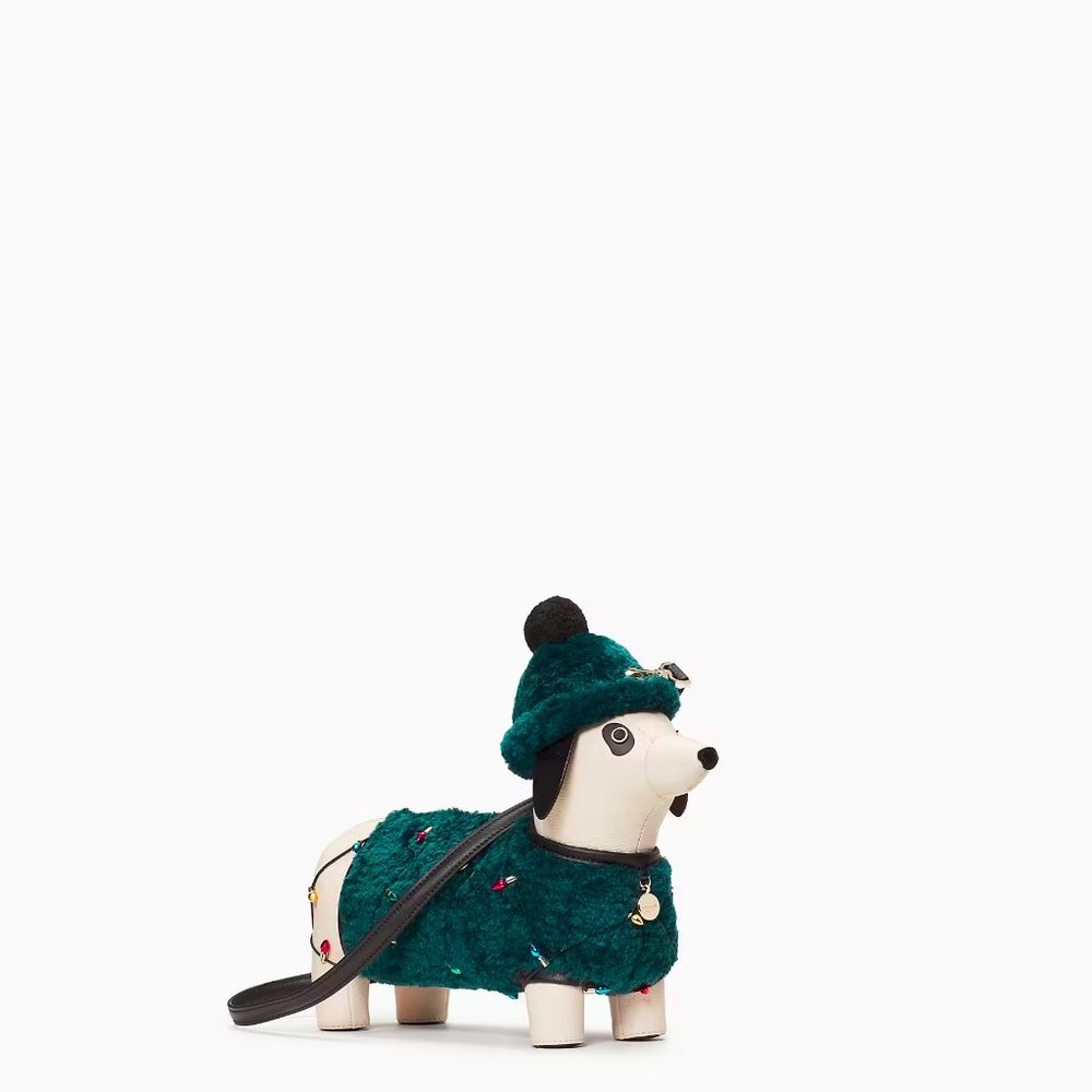 NWT Kate Spade New York Claude Dachsund Dog Crossbody Bag